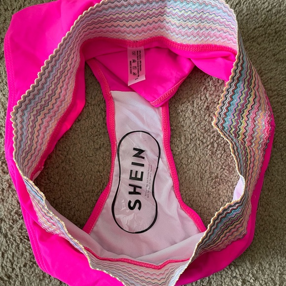 SHEIN Pink Bikini Set XL NWT - Picture 3 of 5